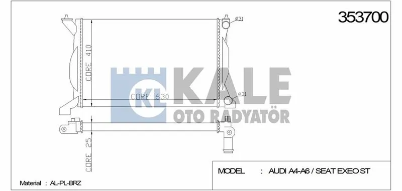 KALE RADYATOR SU RADYATÖRÜ KALE 353700