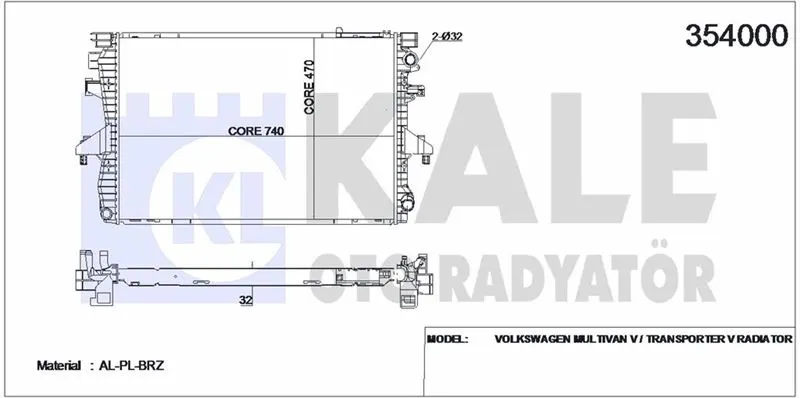 KALE RADYATOR SU RADYATÖRÜ KALE 354000