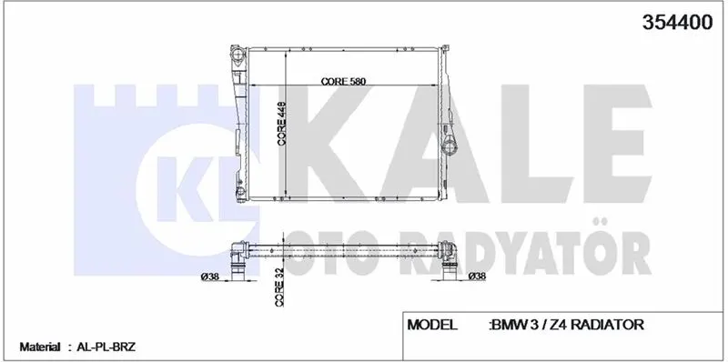 KALE RADYATOR SU RADYATÖRÜ KALE 354400