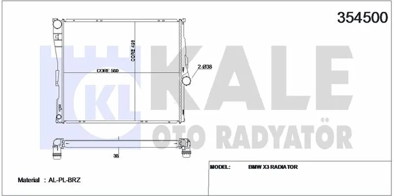 KALE RADYATOR SU RADYATÖRÜ KALE 354500
