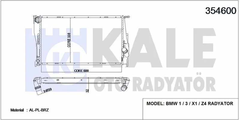 KALE RADYATOR SU RADYATÖRÜ KALE 354600