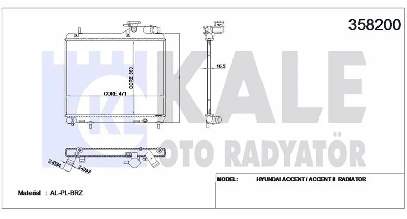 KALE RADYATOR SU RADYATÖRÜ KALE 358200
