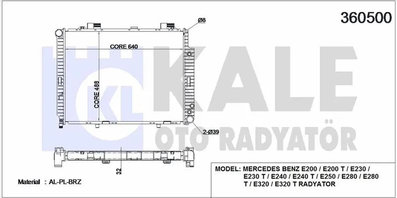KALE RADYATOR SU RADYATÖRÜ KALE 360500