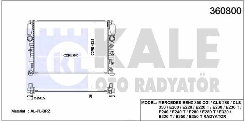 KALE RADYATOR SU RADYATÖRÜ KALE 360800