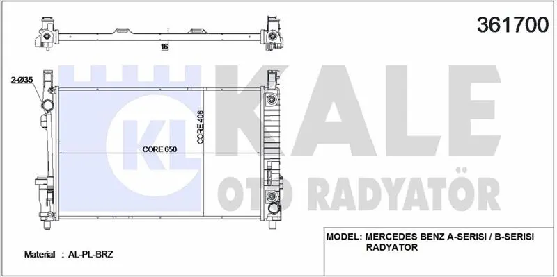 KALE RADYATOR SU RADYATÖRÜ KALE 361700
