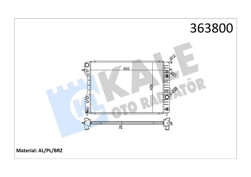 KALE RADYATOR SU RADYATÖRÜ KALE 363800