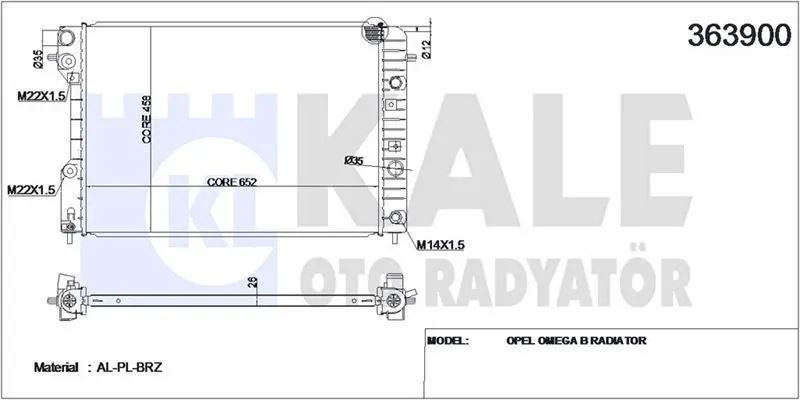 KALE RADYATOR SU RADYATÖRÜ KALE 363900