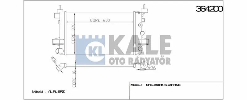 KALE RADYATOR SU RADYATÖRÜ KALE 364200