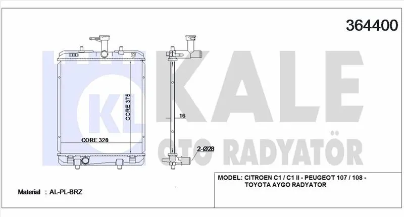 KALE RADYATOR SU RADYATÖRÜ KALE 364400