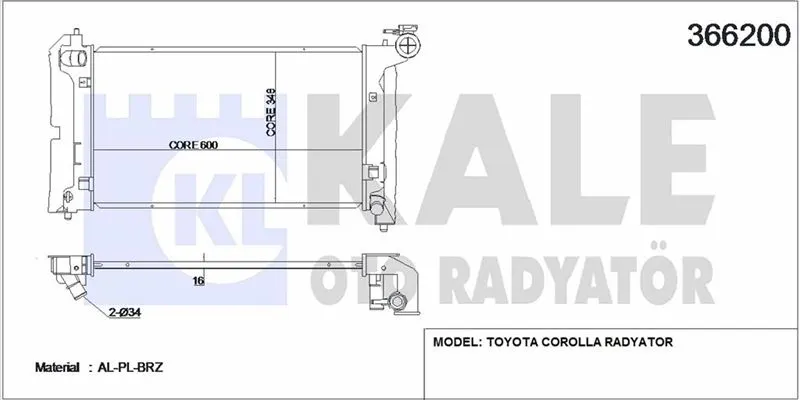 KALE RADYATOR SU RADYATÖRÜ KALE 366200