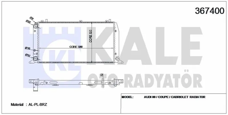 KALE RADYATOR SU RADYATÖRÜ KALE 367400