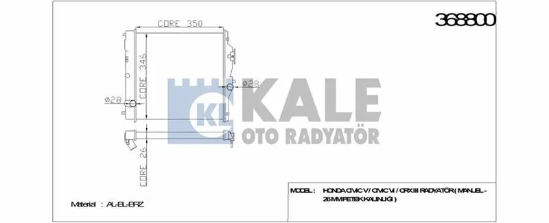 KALE RADYATOR SU RADYATÖRÜ KALE 368800