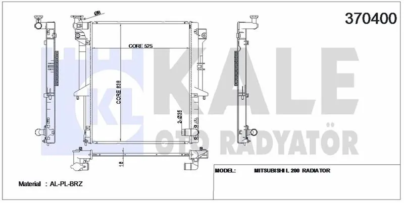 KALE RADYATOR SU RADYATÖRÜ KALE 370400