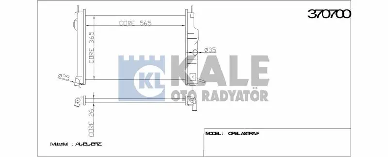 KALE RADYATOR SU RADYATÖRÜ KALE 370700