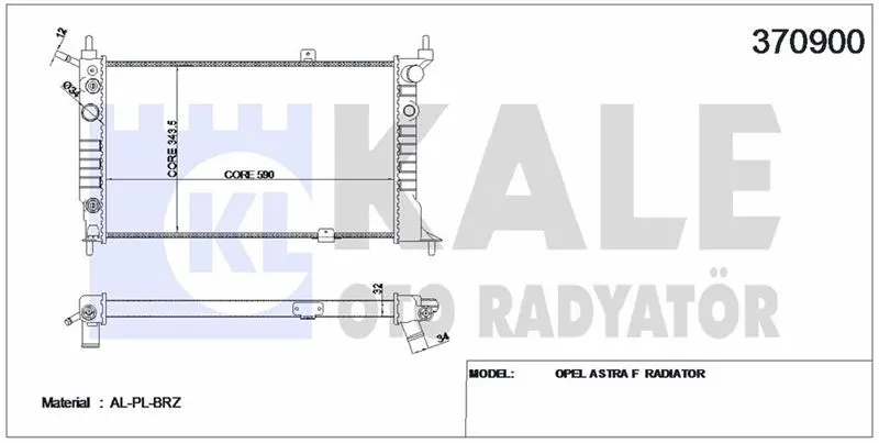 KALE RADYATOR SU RADYATÖRÜ KALE 370900