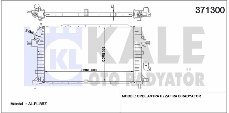 KALE RADYATOR SU RADYATÖRÜ KALE 371300