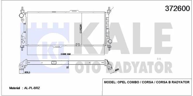 KALE RADYATOR SU RADYATÖRÜ KALE 372600