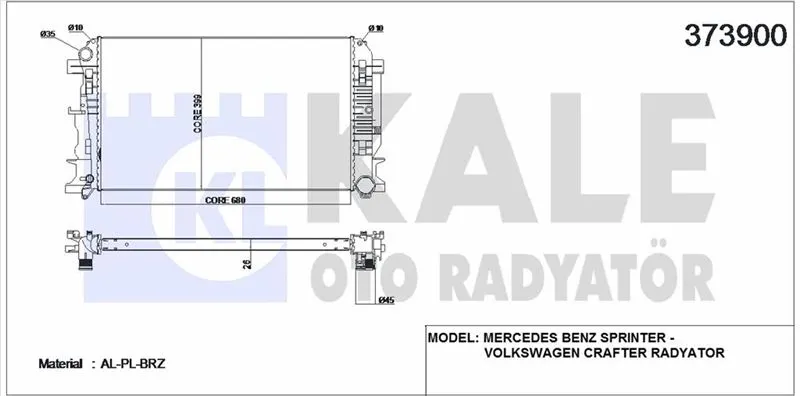KALE RADYATOR SU RADYATÖRÜ KALE 373900