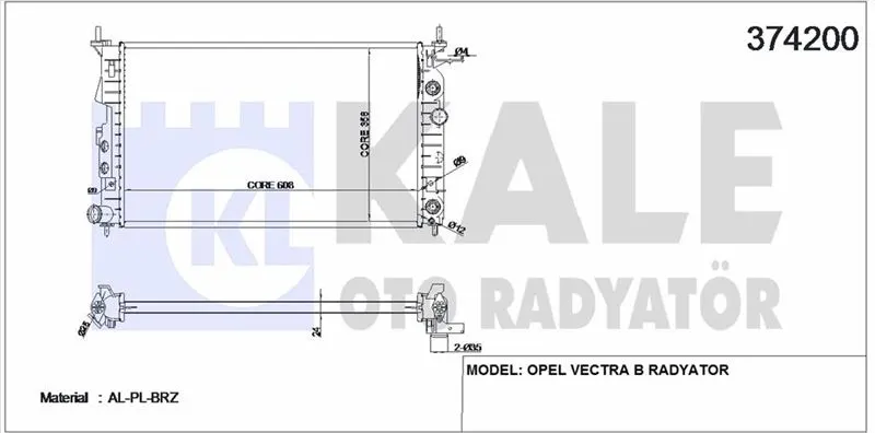 KALE RADYATOR SU RADYATÖRÜ KALE 374200
