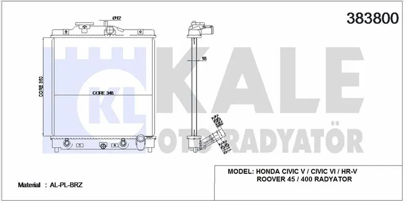 KALE RADYATOR SU RADYATÖRÜ KALE 383800