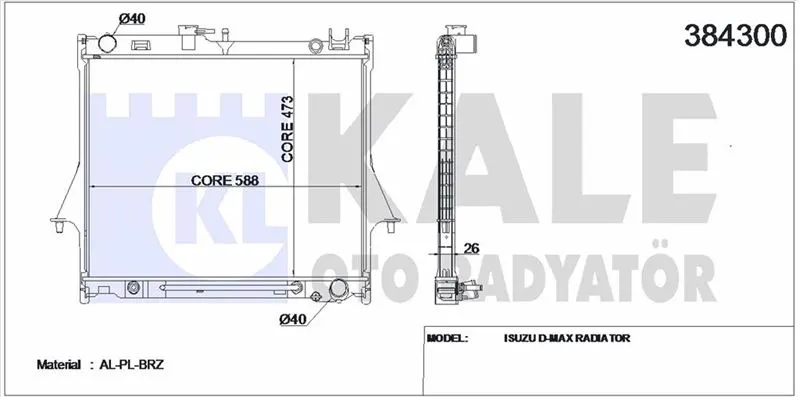 KALE RADYATOR SU RADYATÖRÜ KALE 384300