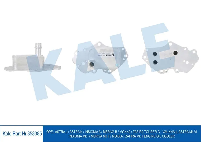 KALE RADYATOR YAĞ SOĞUTUCU KALE 353385
