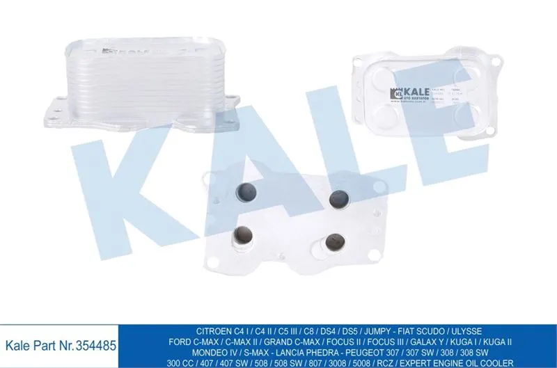 KALE RADYATOR YAĞ SOĞUTUCU KALE 354485