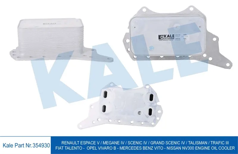 KALE RADYATOR YAĞ SOĞUTUCU KALE 354930