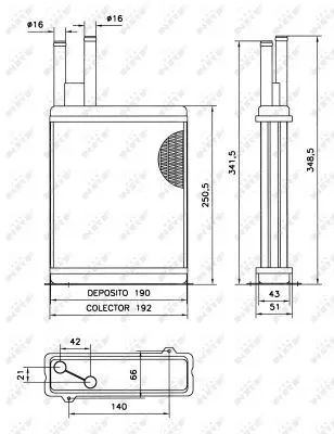 KALORİFER RADYATÖRÜ NRF 52066