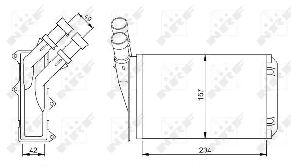 KALORİFER RADYATÖRÜ NRF 54308