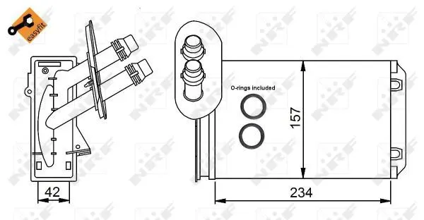 KALORİFER RADYATÖRÜ NRF 58223