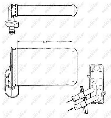 KALORİFER RADYATÖRÜ NRF 58622