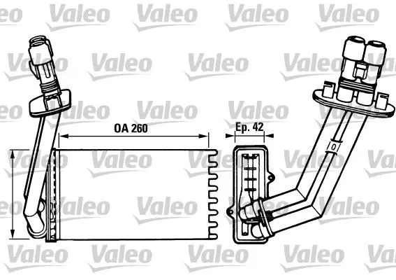 KALORİFER RADYATÖRÜ VALEO 812048