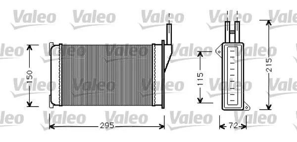 KALORİFER RADYATÖRÜ VALEO 812129