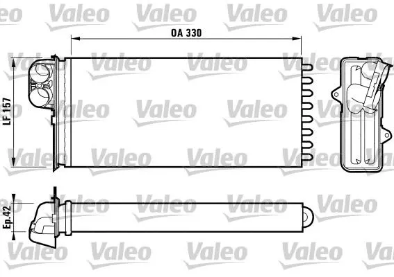 KALORİFER RADYATÖRÜ VALEO 812170