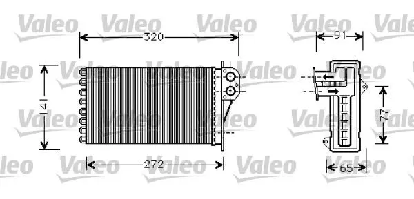 KALORİFER RADYATÖRÜ VALEO 812221