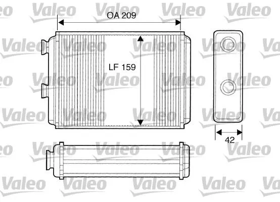 KALORİFER RADYATÖRÜ VALEO 812280