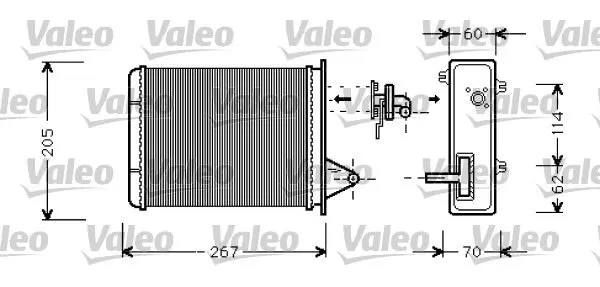 KALORİFER RADYATÖRÜ VALEO 812283