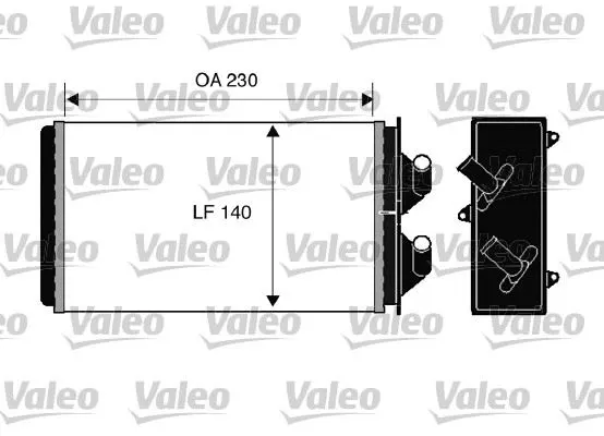 KALORİFER RADYATÖRÜ VALEO 812303