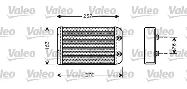 KALORİFER RADYATÖRÜ VALEO 812329