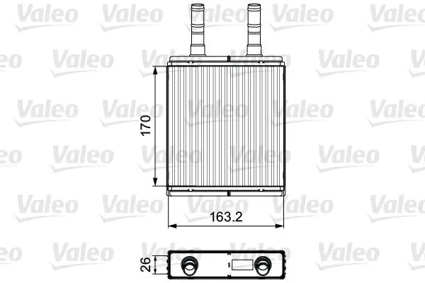 KALORİFER RADYATÖRÜ VALEO 812409
