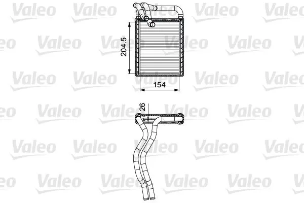 KALORİFER RADYATÖRÜ VALEO 812441
