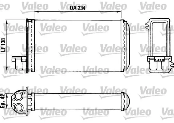 KALORİFER RADYATÖRÜ VALEO 883965