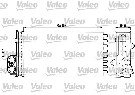 KALORİFER RADYATÖRÜ VALEO 883976