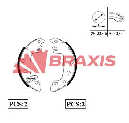 KAMPANA PABUÇLU BALATA BRAXIS AC0001