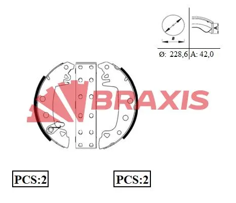 KAMPANA PABUÇLU BALATA BRAXIS AC0002