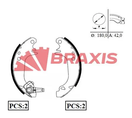 KAMPANA PABUÇLU BALATA BRAXIS AC0006