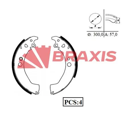KAMPANA PABUÇLU BALATA BRAXIS AC0007