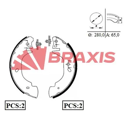 KAMPANA PABUÇLU BALATA BRAXIS AC0009