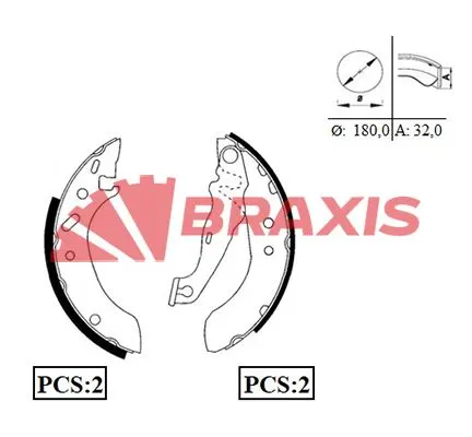 KAMPANA PABUÇLU BALATA BRAXIS AC0010